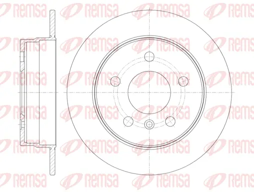 61065.00 REMSA Тормозной диск (фото 1)