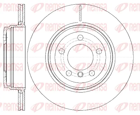 61082.10 REMSA Тормозной диск (фото 1)