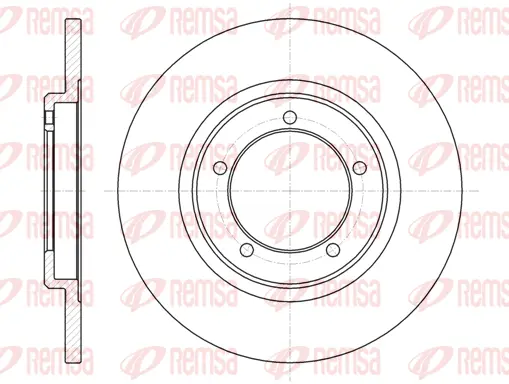 61094.00 REMSA Тормозной диск (фото 1)