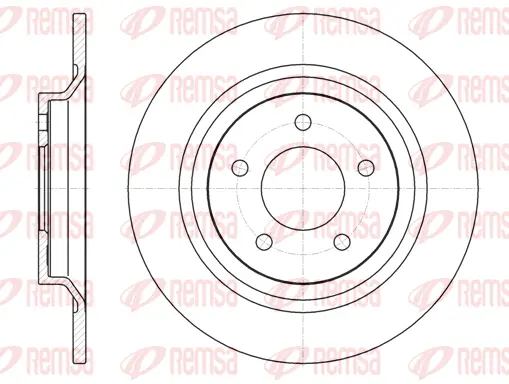 61113.00 REMSA Тормозной диск (фото 1)