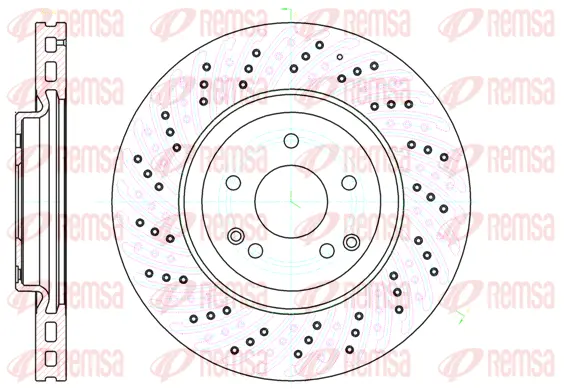 61138.10 REMSA Тормозной диск (фото 1)