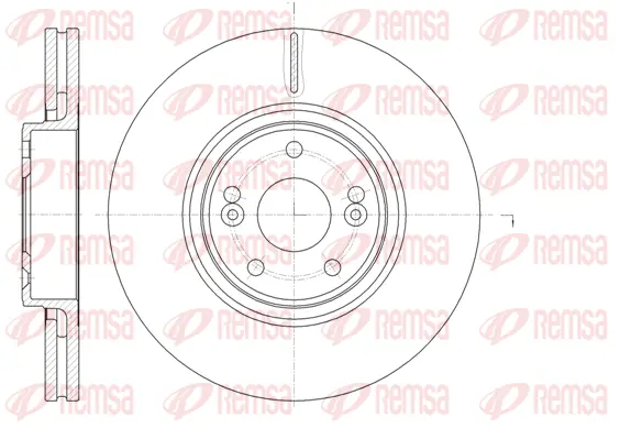 61171.10 REMSA Тормозной диск (фото 1)