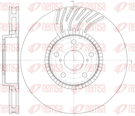 61179.11 REMSA Тормозной диск (фото 1)
