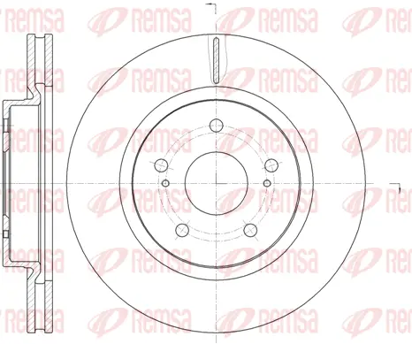 61212.10 REMSA Тормозной диск (фото 1)
