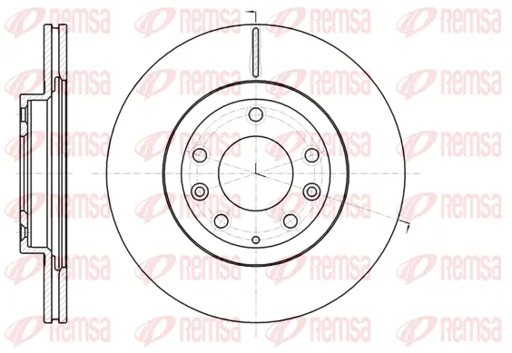 61215.10 REMSA Тормозной диск (фото 1)