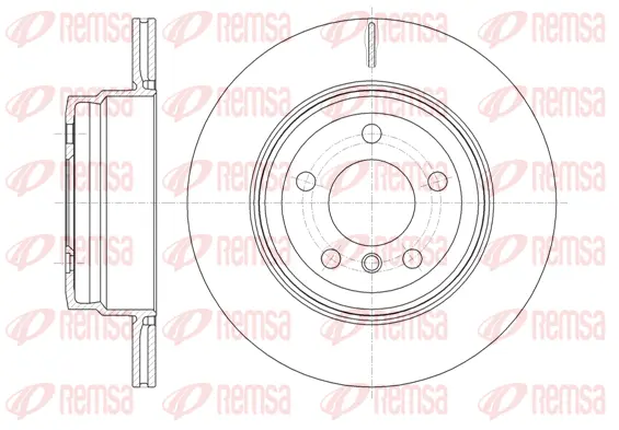 61287.10 REMSA Тормозной диск (фото 1)