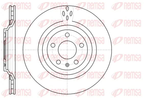 61309.10 REMSA Тормозной диск (фото 1)