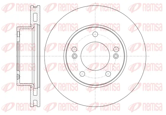 61323.10 REMSA Тормозной диск (фото 1)
