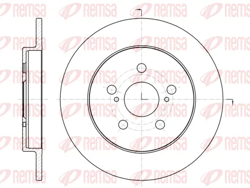 61326.00 REMSA Тормозной диск (фото 1)