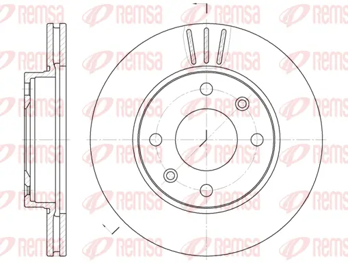 6133.10 REMSA Тормозной диск (фото 1)