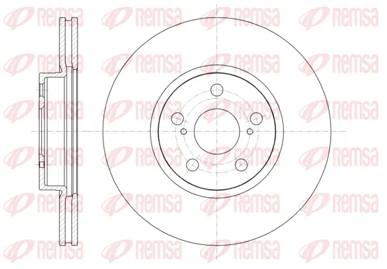 61330.10 REMSA Тормозной диск (фото 1)