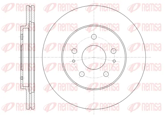 61356.10 REMSA Тормозной диск (фото 1)