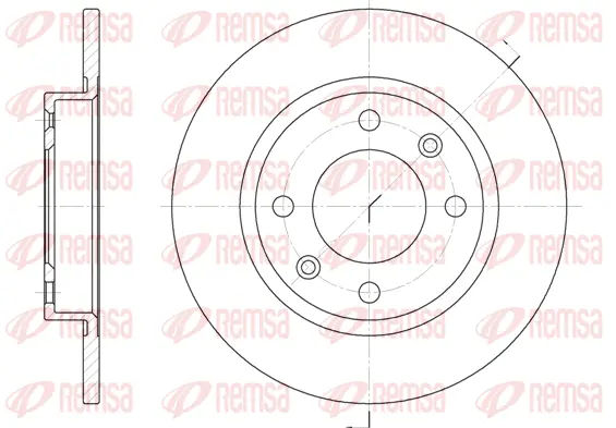 6136.00 REMSA Тормозной диск (фото 1)