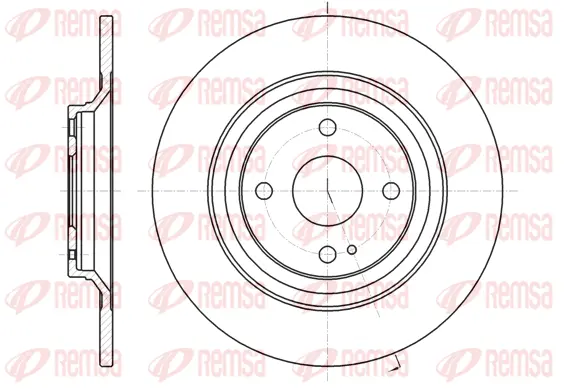 61379.00 REMSA Тормозной диск (фото 1)