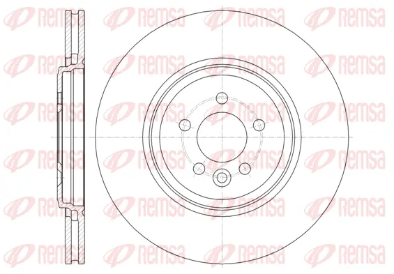 61382.10 REMSA Тормозной диск (фото 1)