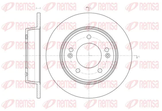 61435.00 REMSA Тормозной диск (фото 1)
