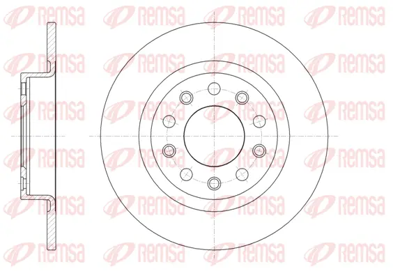 61445.00 REMSA Тормозной диск (фото 1)