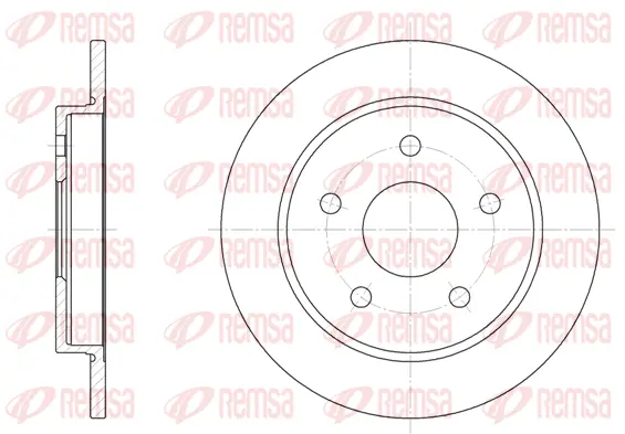 6147.00 REMSA Тормозной диск (фото 1)
