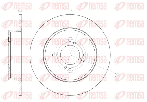 61483.00 REMSA Тормозной диск (фото 1)