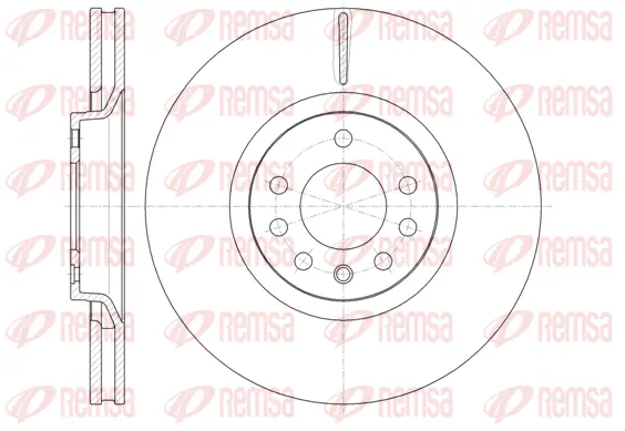 61488.10 REMSA Тормозной диск (фото 1)