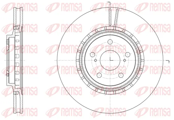61540.10 REMSA Тормозной диск (фото 1)