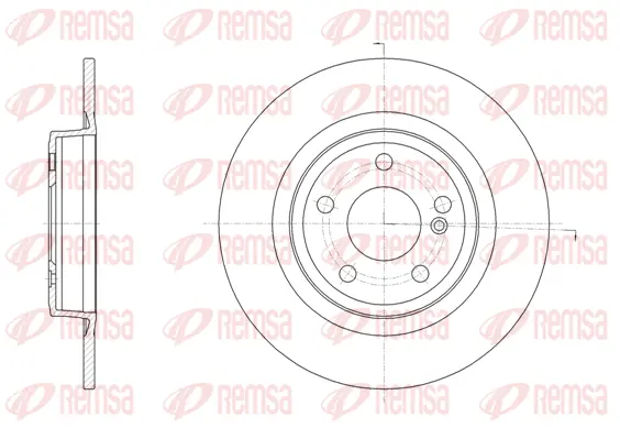 61578.00 REMSA Тормозной диск (фото 1)