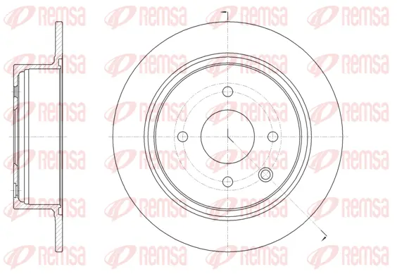 61579.00 REMSA Тормозной диск (фото 1)
