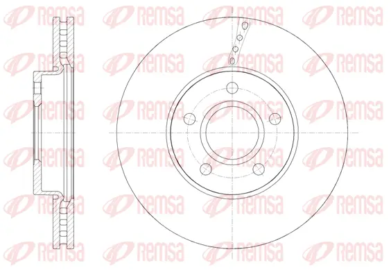 61588.10 REMSA Тормозной диск (фото 1)