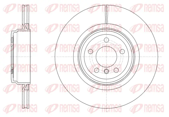 61599.10 REMSA Тормозной диск (фото 1)