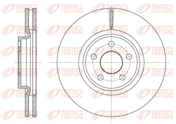 61602.10 REMSA Тормозной диск (фото 1)