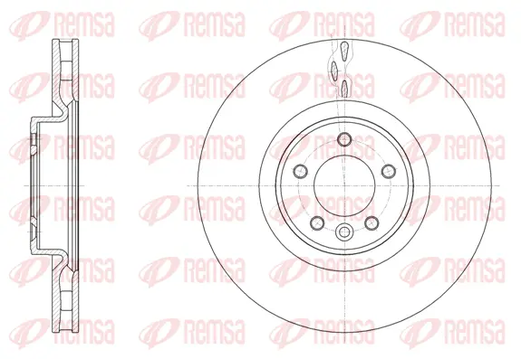 61611.10 REMSA Тормозной диск (фото 1)