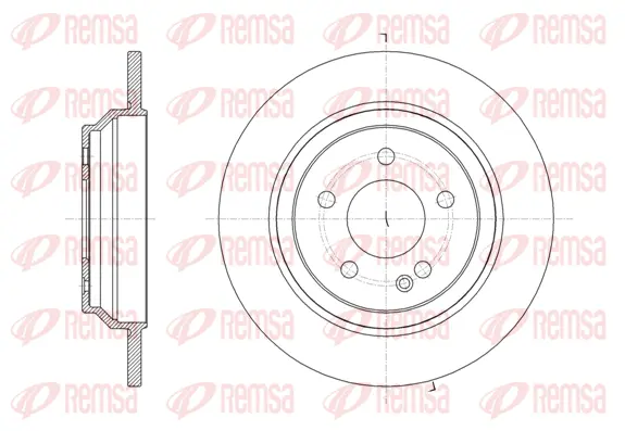 61616.00 REMSA Тормозной диск (фото 1)