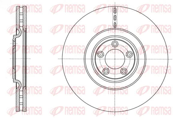 61746.10 REMSA Тормозной диск (фото 1)