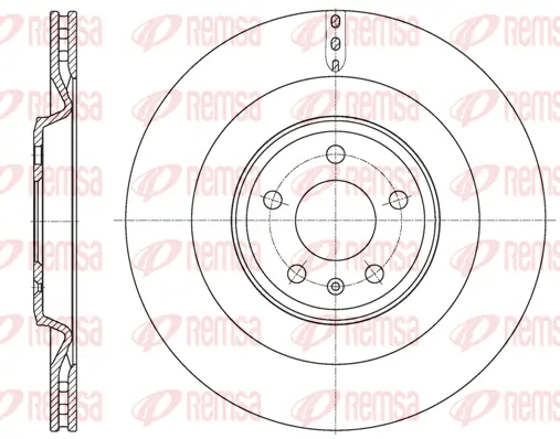 61774.10 REMSA Тормозной диск (фото 1)