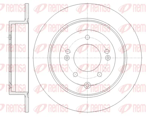 61779.00 REMSA Тормозной диск (фото 1)