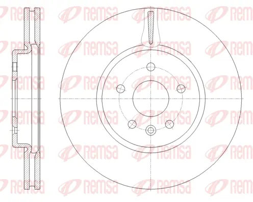 61794.10 REMSA Тормозной диск (фото 1)