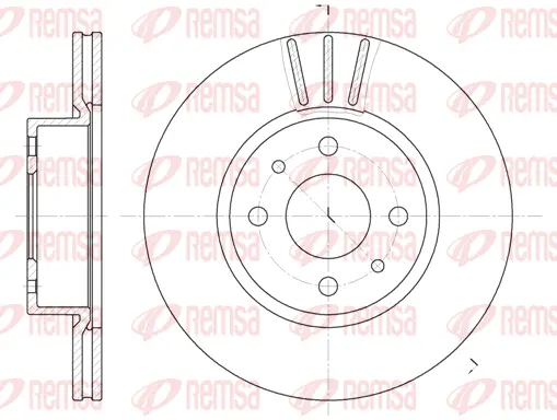 6183.10 REMSA Тормозной диск (фото 1)