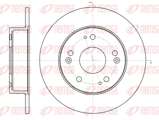 61831.00 REMSA Тормозной диск (фото 1)