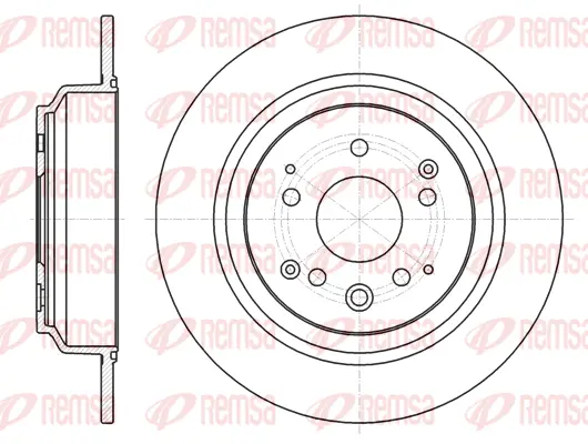 61832.00 REMSA Тормозной диск (фото 1)