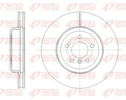 61842.10 REMSA Тормозной диск (фото 1)