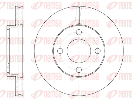 6185.10 REMSA Тормозной диск (фото 1)