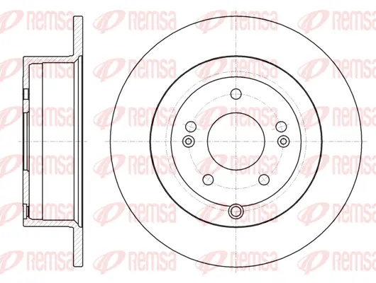 61886.00 REMSA Тормозной диск (фото 1)