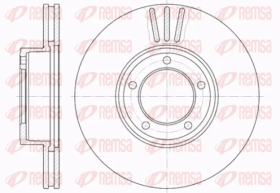 61962.10 REMSA Тормозной диск (фото 1)