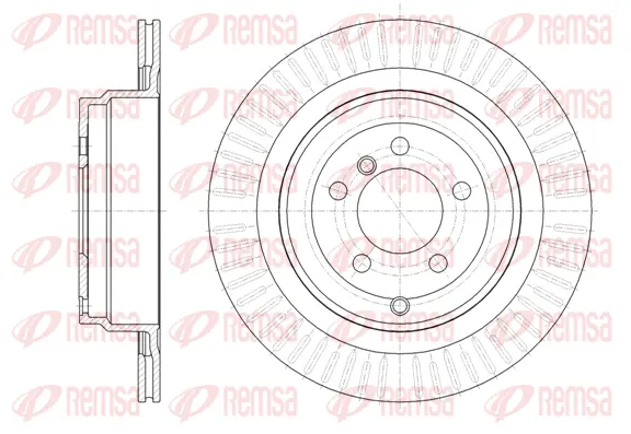 62064.10 REMSA Тормозной диск (фото 1)