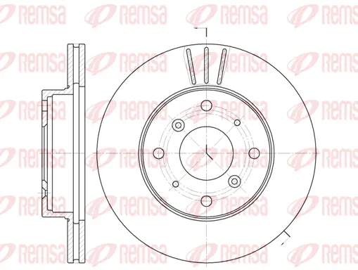 6225.10 REMSA Тормозной диск (фото 1)