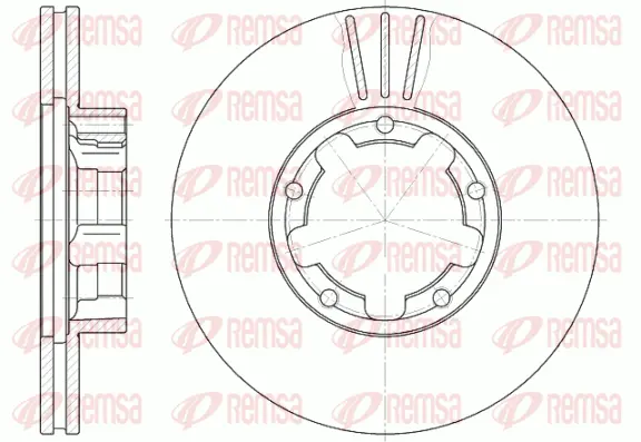 6234.11 REMSA Тормозной диск (фото 1)