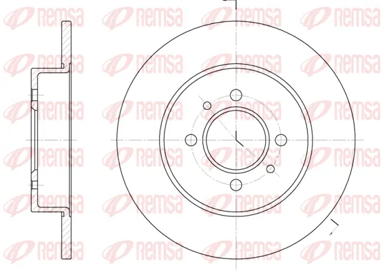 6239.00 REMSA Тормозной диск (фото 1)