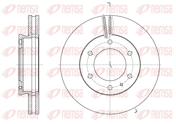 62526.10 REMSA Тормозной диск (фото 1)