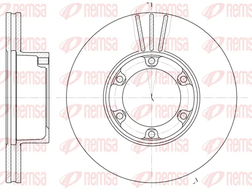 6277.10 REMSA Тормозной диск (фото 1)