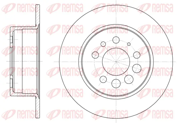 6283.00 REMSA Тормозной диск (фото 1)